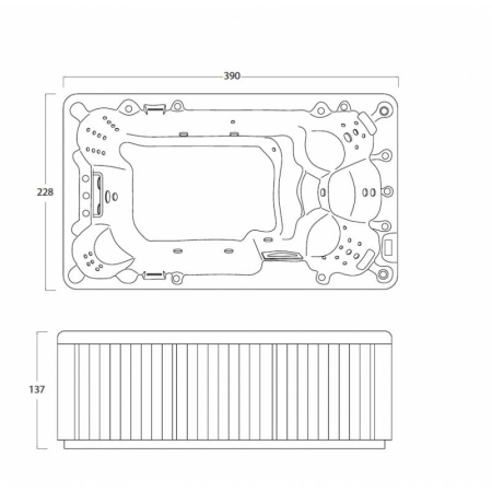 Плавательный спа-бассейн Treesse Antibes